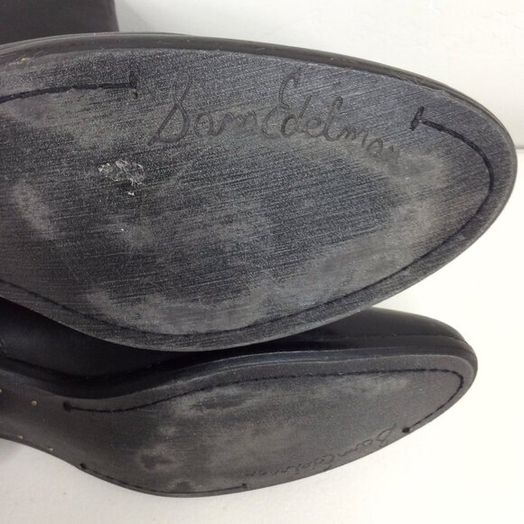 Sam Edelman Women's Peter Leather Ankle Bootie Boots Size 9 US 40 EU Black - Picture 12 of 12